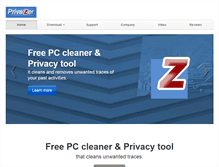 Tablet Screenshot of privazer.com